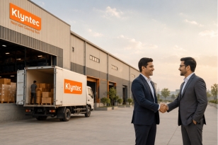 Klyntec warehouse, delivery truck, and enterprise partners