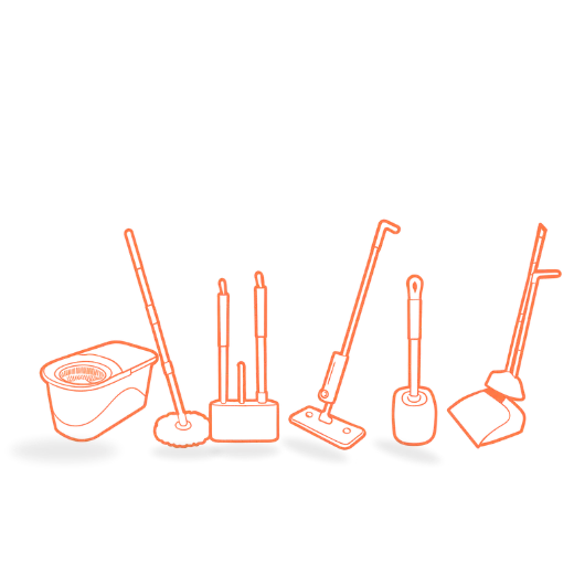 Klyntec mops, brushes, wipers, cloths, buckets and cleaning accessories
